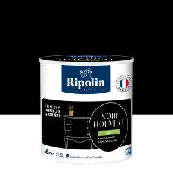 Peinture meuble et objet, RIPOLIN, noir houvert 0.5l de marque RIPOLIN, référence: B9816900