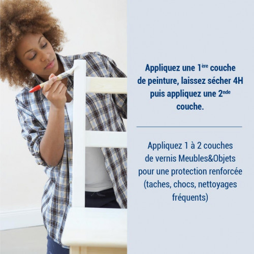 Peinture meuble et objet, RIPOLIN, bleu de bering 0.5l - RIPOLIN