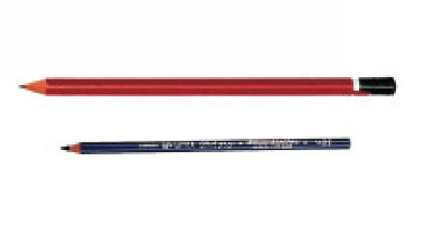 1 crayon gras mine bleue 170 mm