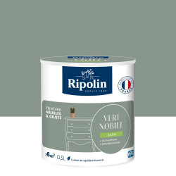 Peinture meuble et objet, RIPOLIN, vert nobile 0.5l de marque RIPOLIN, référence: B9818300