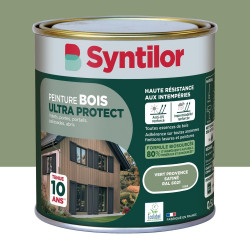 Peinture exterieure bois, aluminium, pvc . SYNTILOR vert provence satine 0.5l de marque SYNTILOR, référence: B9818500