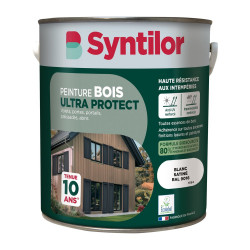 Peinture exterieure bois Ultra protect SYNTILOR blanc satine  5l de marque SYNTILOR, référence: B9819100