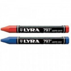 1 craie bleue + 1 craie rouge de marque LYRA, référence: B1629700