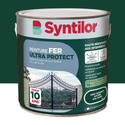 Peinture exterieure fer, aluminium Ultra protect SYNTILOR vert basque satine 2l de marque SYNTILOR, référence: B9821300