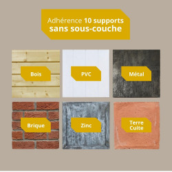 Peinture extérieure bois, fer, plastique V33 garrigue satiné 2L - V33