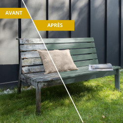 Peinture extérieure bois, fer, plastique V33 garrigue satiné 2L - V33