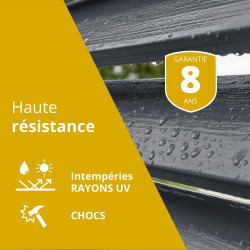 Peinture extérieure bois, fer, plastique V33 anthracite mat 0.5L - V33