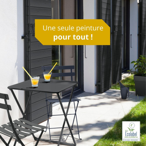 Peinture extérieure bois, fer, plastique V33 anthracite mat 0.5L - V33