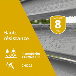 Peinture multimateriaux exterieure Multimaterio V33 gris galet satine 2 l - V33