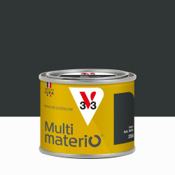 Peinture extérieure bois, fer, plastique V33 noir mat 125ml de marque V33, référence: B9824000