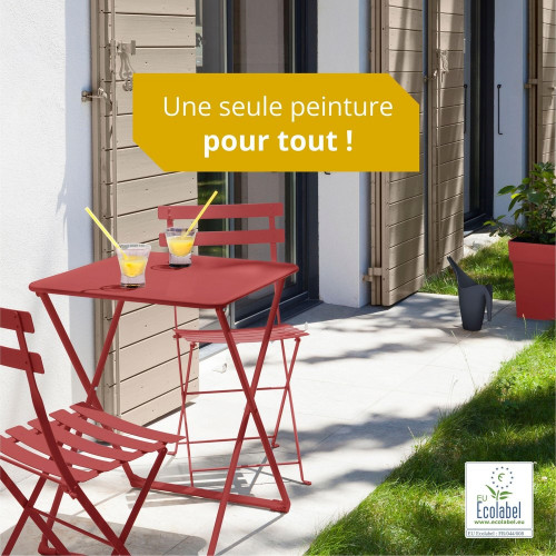 Peinture extérieure bois, fer, plastique V33 coccinelle satiné 0.5L - V33