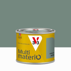 Peinture extérieure bois, fer, plastique V33 garrigue satiné 125ml de marque V33, référence: B9824300
