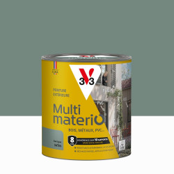 Peinture extérieure bois, fer, plastique V33 garrigue satiné 0.5L de marque V33, référence: B9824400