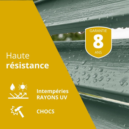 Peinture extérieure bois, fer, plastique V33 garrigue satiné 0.5L - V33