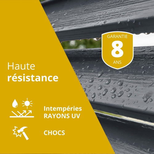 Peinture extérieure bois, fer, plastique V33 anthracite mat 2L - V33