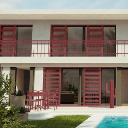 Peinture exterieure bois, aluminium, pvc . SYNTILOR ocre rouge satine 125ml - SYNTILOR