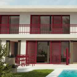 Peinture exterieure bois, aluminium, pvc . SYNTILOR rouge basque satine 125ml - SYNTILOR