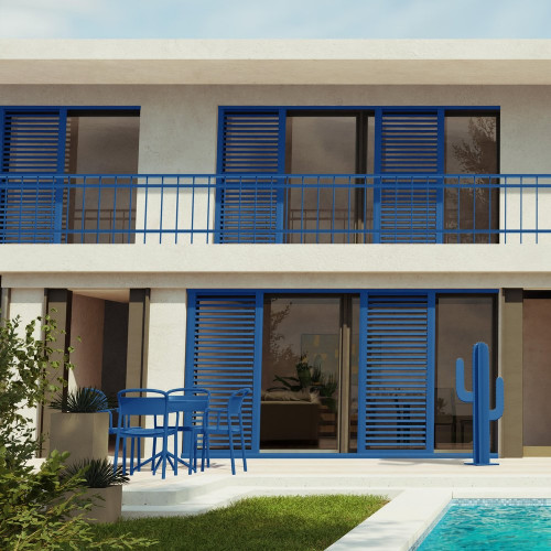 Peinture exterieure bois, aluminium, pvc . SYNTILOR indigo satine 125ml - SYNTILOR