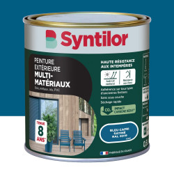 Peinture exterieure bois, aluminium, pvc . SYNTILOR bleu capri satine  0.5l de marque SYNTILOR, référence: B9826100