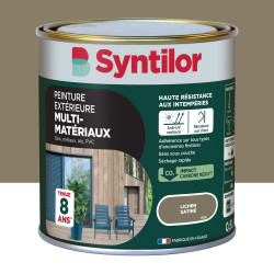 Peinture exterieure bois, aluminium, pvc . SYNTILOR lichen satine 0.5l de marque SYNTILOR, référence: B9826800