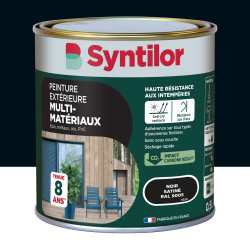 Peinture exterieure bois, aluminium, pvc . SYNTILOR noir satine 0.5l de marque SYNTILOR, référence: B9827100