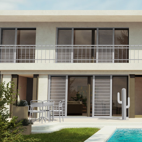 Peinture exterieure bois, aluminium, pvc . SYNTILOR gris clair satine 125ml - SYNTILOR