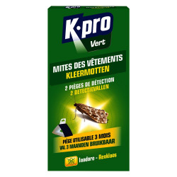 Piège à mites des vêtements X2 KAPO VERT de marque K.PRO, référence: B9828700