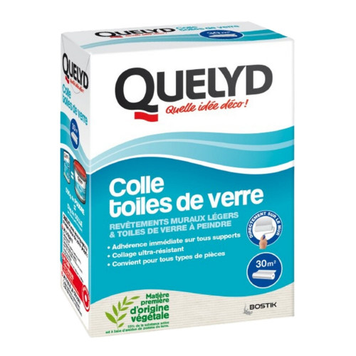 Colle en poudre concentrée pour toile de verre QUELYD, 500g - Quelyd
