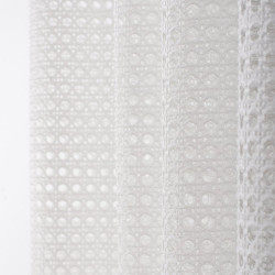 Voilage tamisant, Waska blanc l.140 x H.240 cm - ROCLE