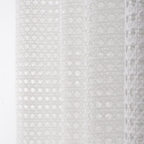 Voilage tamisant, Waska blanc l.140 x H.240 cm - ROCLE