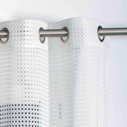 Voilage tamisant, Waska blanc l.140 x H.240 cm - ROCLE