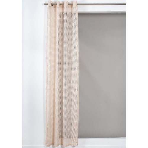 Voilage tamisant, Waska beige l.140 x H.240 cm - ROCLE