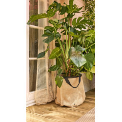 Voilage tamisant, Waska beige l.140 x H.240 cm - ROCLE