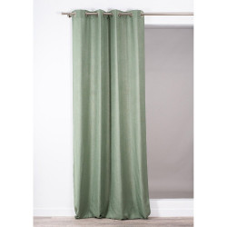 Rideau tamisant, Alan, vert H.260 x l.140 cm - ROCLE