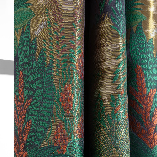 Rideau Aelys vert  l. 135 x H. 260 cm - JBY CREATION