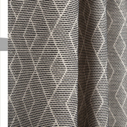 Rideau tamisant, Elyone gris l.140 x H.240 cm - JBY CREATION