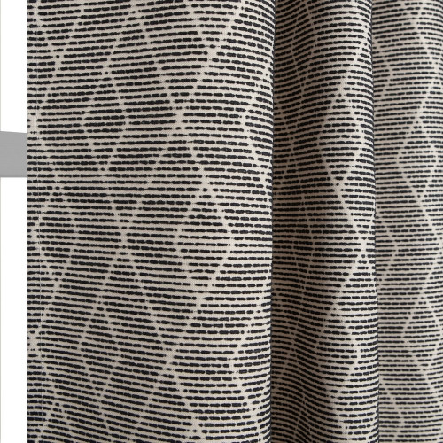 Rideau tamisant, Elyone gris l.140 x H.240 cm - JBY CREATION