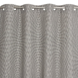 Rideau tamisant, Elyone gris l.140 x H.240 cm - JBY CREATION