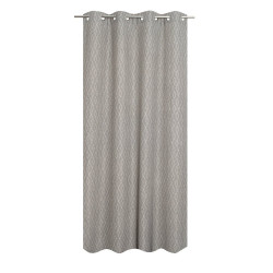 Rideau tamisant, Elyone gris l.140 x H.240 cm - JBY CREATION
