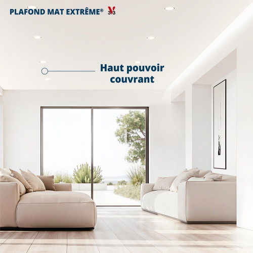 Peinture plafond blanc mat V33 Extreme 2.5L - V33