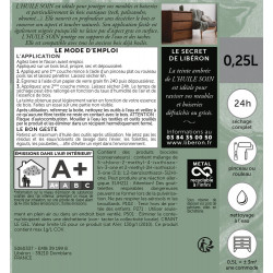 Huile meuble et objet LIBÉRON incolore mat 0.25 l - LIBERON