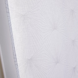 Paire De Vitrages Tamisant, Kita Blanc L.45 X H.120 Cm - JBY CREATION
