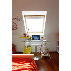 Tréteau pin architecte blanc, H.70 x l.70 cm - ASTIGARRAGA
