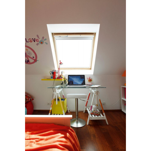 Tréteau pin architecte blanc, H.70 x l.70 cm - ASTIGARRAGA