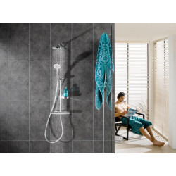Dalle murale pvc mystic gris mat DUMAWALL L. 65 x l. 37.5 cm Ep. 5 mm de marque DUMAPLAST, référence: B9833500
