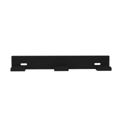 Porte manteau métal noir 3 crochets compatible panneaux tasseaux, l.21.5 cm - Sans marque