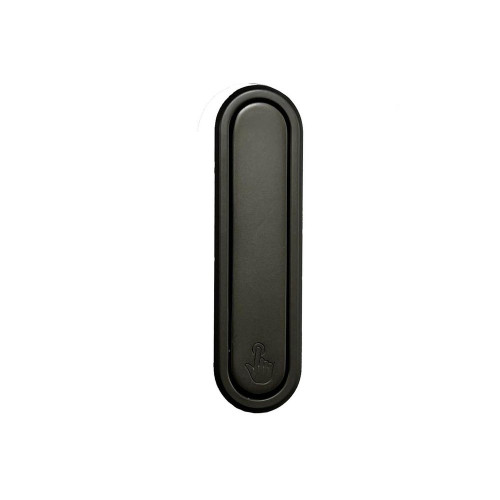 Lot de 2 crochets rabattables pour panneau tasseau noir mat - Sans marque