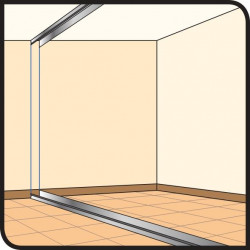 Lisse clip pour système optima en 3m - SEMIN