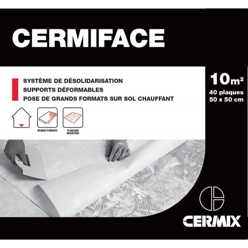 Système de désolidarisation DESVRES, 10 m² - CERMIX