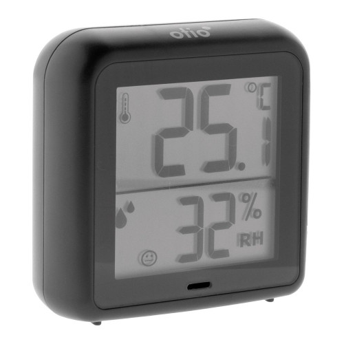 Thermomètre Hygromètre OTIO haute précision gris anthracite - OTIO